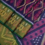 Kora Silk Cotton Sarees - Dark Purple SAS35106 - Image 3