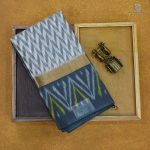 Kora Silk Cotton Sarees - Off White SAS35111 - Image 6