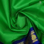 10 Yards Pure Silk Sarees - Parrot Green SASTPS35121 - Image 2