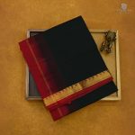 Silk Cotton Sarees Simple –Dark Bottle Green SAS35131
