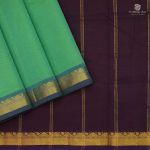 Silk Cotton Sarees Simple –TealGreen SAS35132 - Image 4