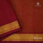 Silk Cotton Sarees Simple –Sampangi Yellow SAS35135 - Image 5