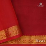 Silk Cotton Sarees Simple –Dark Blue SAS35136 - Image 5