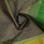 Silk Cotton Sarees Simple –Ash Gray  SAS35138 - Image 2