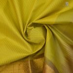 Silk Cotton Sarees Simple –Lime Green  SAS35139 - Image 2