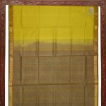 Silk Cotton Sarees Simple –Lime Green  SAS35139 - Image 3