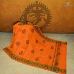 Dance Practice Sarees -Orange SASDS0035149 - Image 3