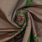 Semi Silk Cotton Printed Sarees –Light Beige SASPC35203 - Image 2