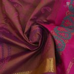 Semi Silk Cotton Printed Sarees –Mauve Taupe SASPC35205 - Image 2
