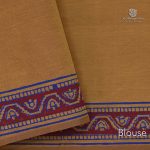 Semi Silk Cotton Printed Sarees –Macaroon Tan SASPC35206 - Image 3