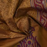 Semi Silk Cotton Printed Sarees –Macaroon Tan SASPC35206 - Image 2
