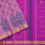 Semi Silk Cotton Printed Sarees –Mauve Pink SASPC35207