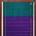 Semi Silk Cotton Sarees – Peacock Green SASPC35270 - Image 4