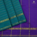 Semi Silk Cotton Sarees – Peacock Green SASPC35270