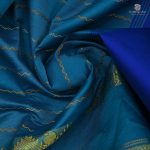 Semi Silk Cotton Sarees – Azura Blue SASPC35272 - Image 2