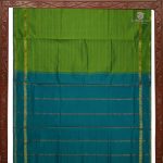 Semi Silk Cotton Sarees – Medium Parrot Green SASPC35276 - Image 4