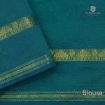 Semi Silk Cotton Sarees – Medium Parrot Green SASPC35276 - Image 3