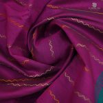 Semi Silk Cotton Sarees – Majenta SASPC35277 - Image 2
