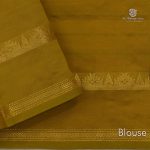 Semi Silk Cotton Sarees – Orange SASPC35279 - Image 3