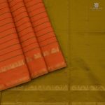 Semi Silk Cotton Sarees – Orange SASPC35279