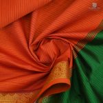 Semi Silk Cotton Sarees – Bright Orange SASPC0035161 - Image 2