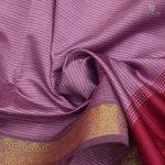 Semi Silk Cotton Sarees – Dark Mauve Pink SASPC0035163 - Image 2