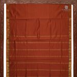 Semi Silk Cotton Sarees – Chestnut Brown SASPC0035175 - Image 4