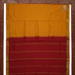 Semi Silk Cotton Sarees – Mustard Yellow SASPC0035178 - Image 4