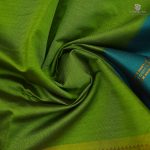 Semi Silk Cotton Sarees – Olive Green SASPC0035190 - Image 2