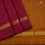 Semi Silk Cotton Sarees – Maroon SASPC0035197