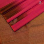 Pure Silk Sarees - Dual shade Pink with Orange SASPS35228 - Image 3