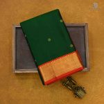 Pure Silk Sarees - Dark Green SASPS35240 - Image 6