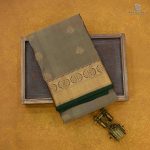 Pure Silk Sarees - Mud Brown SASPS35242 - Image 6