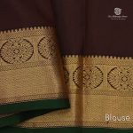 Pure Silk Sarees - Mud Brown SASPS35242 - Image 4