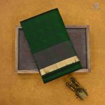 Pure Silk Sarees - Dark Green SASPS35251 - Image 6