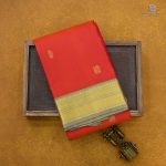 Pure Silk Sarees - Dual Shade Orange with Pink SASPS35252 - Image 6
