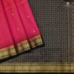 Pure Silk Sarees - Dual Shade Rani Pink with Orange SASPS35256