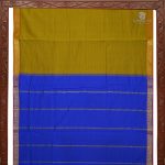 Madisar Semi Silk Cotton Sarees – Mehandi Green SASPT0035258 - Image 3