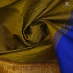 Madisar Semi Silk Cotton Sarees – Mehandi Green SASPT0035258 - Image 2