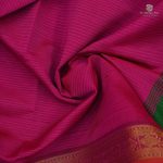 Madisar Semi Silk Cotton Sarees – Rani Pink SASPT0035259 - Image 2