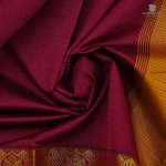 Madisar Semi Silk Cotton Sarees – Maroon SASPT0035262 - Image 2