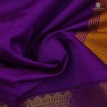 Madisar Semi Silk Cotton Sarees – Rich Purple SASPT0035263 - Image 2