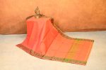 Dance Practice Sarees - Dual shade Orange with Pink SASDS0035288 - Image 3