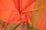 Dance Practice Sarees - Dual shade Orange with Pink SASDS0035288 - Image 2