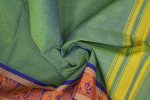 Dance Practice Sarees - Dual Shade Soft Green with Blue SASDS0035291 - Image 2