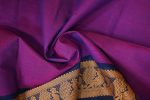 Dance Practice Sarees - Dual Shade Pink with Navy Blue SASDS0035308 - Image 2