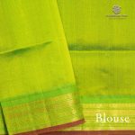 Silk Cotton Sarees Korvai – Dark Wine SAS0035315 - Image 3