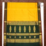 Silk Cotton Sarees Korvai – Tangerine SAS0035316 - Image 5