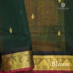Silk Cotton Sarees Korvai – Tangerine SAS0035316 - Image 3