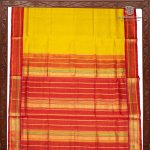 Silk Cotton Sarees Korvai Vairaoosi– Mustard Yellow SAS0035319 - Image 5